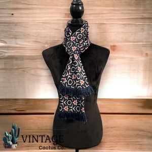Vintage 70’s Geometric Print Scarf